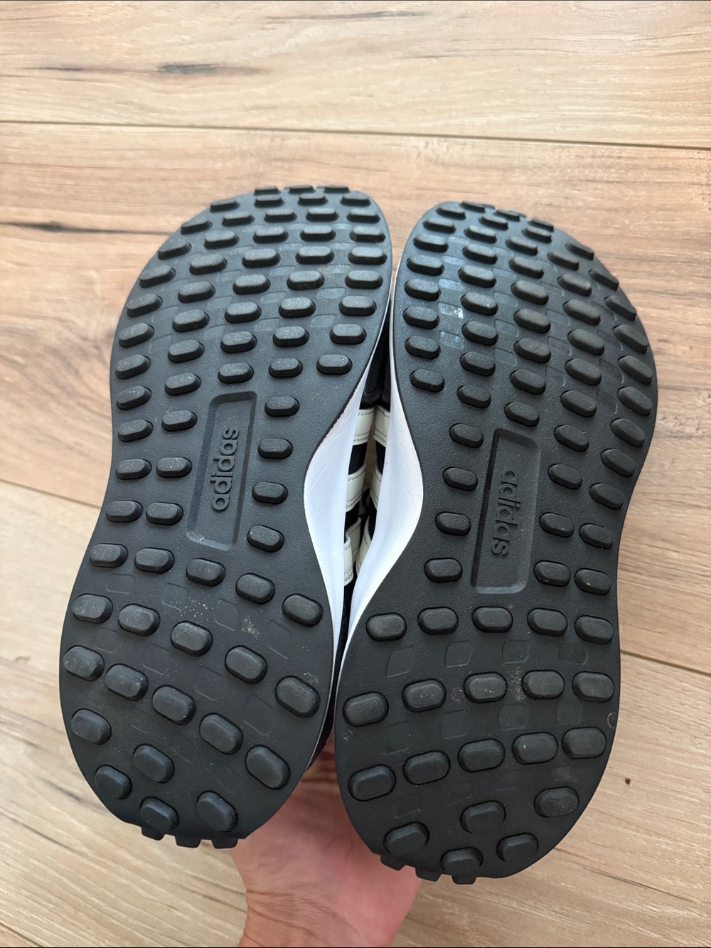 adidas Women’s Black & White Casual Sneakers - Picture 5 of 5